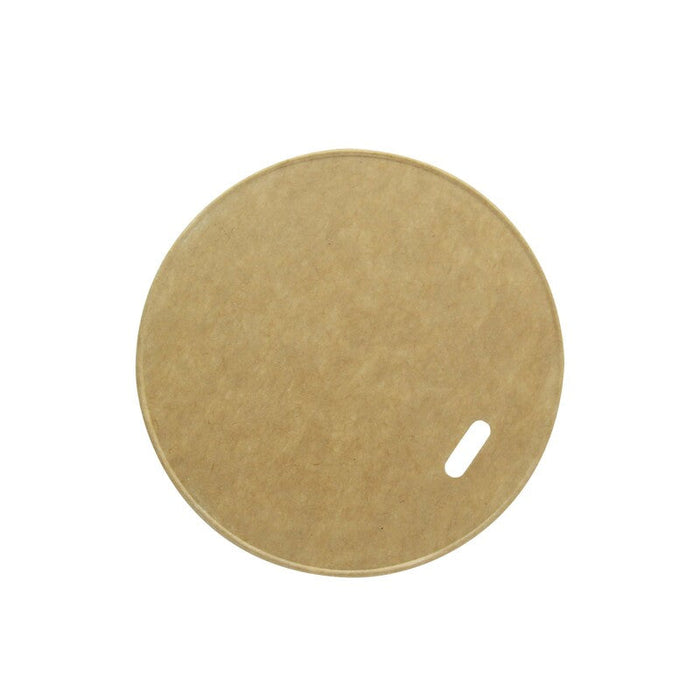Tapa de cartón Kraft Ø80mm - 50Uds