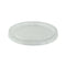 Couvercle plat transparent en plastique PET avec trou croisillon pour pot Deli-1000Pcs