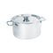 Mini faitout inox avec poignées et couvercle    450ml-6Pcs