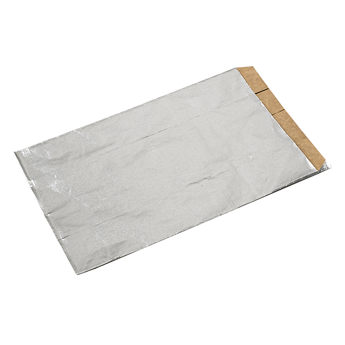 Sac aluminium avec intérieur kraft brun  140x220mm H70mm-1000Pcs