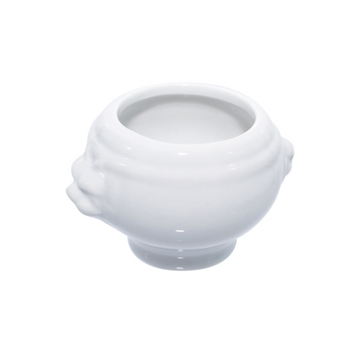 Mini sopera de porcelana blanca 80x65mm A50mm - 6Uds