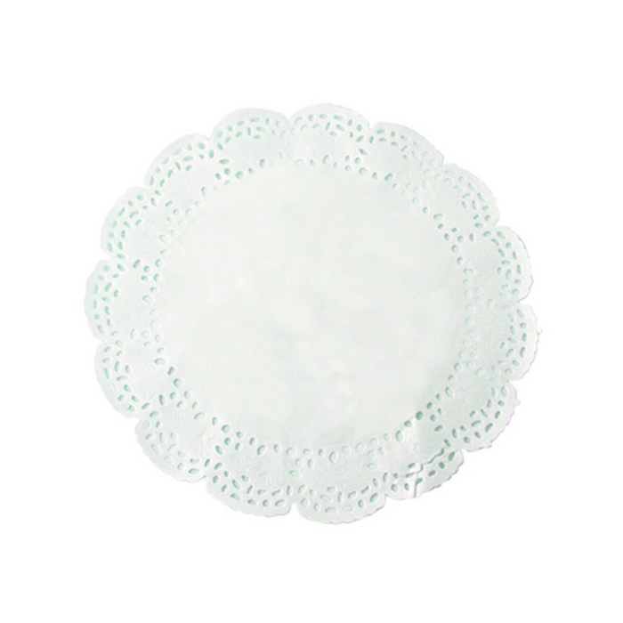 Blonda blanca redonda de papel Ø170mm - 250Uds