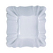 Plato hondo cuadrado de cartón laminado blanco 90x90mm A30mm - 250Uds